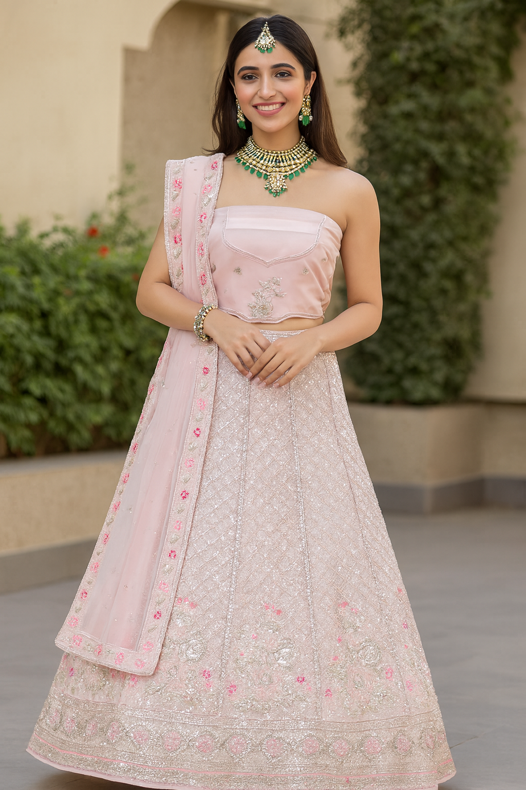 Lehnga Pink 1127